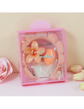set serre tete make up 5 pieces eponges maquillage bien etre routine beaute accessoires tahiti fenua shopping