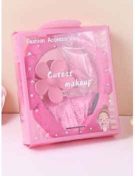 set serre tete make up 5 pieces flower fleur beaute accessoires box tahiti fenua shopping