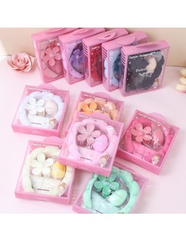 set serre tete make up 5 pieces flower fleur beaute accessoires box tahiti fenua shopping