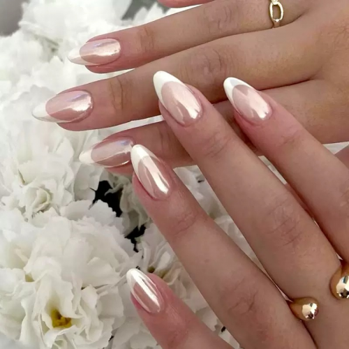 set faux ongles longs french nacre nails manucure doigts main accessoire beaute tahiti fenua shopping