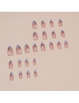 set faux ongles longs small flowers nails art manucure tropical tropic accessoire main tahiti fenua shopping