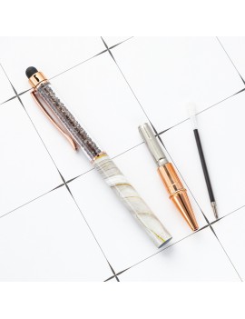 stylo marble color cristal pen papeterie couleur crystal ecrire notes tahiti fenua shopping