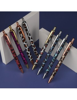 stylo chic leopard leo pen papeterie notes ecrire tahiti fenua shopping
