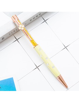 stylo strass fleur pastel glitters sparkle papeterie notes ecrire tahiti fenua shopping