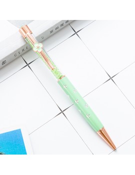 stylo strass fleur pastel glitters sparkle papeterie notes ecrire tahiti fenua shopping