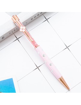 stylo strass fleur pastel glitters sparkle papeterie notes ecrire tahiti fenua shopping