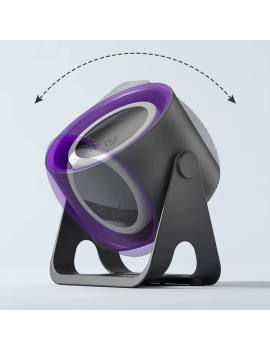 ventilateur compact led soft touch ventilo portable air frais chaleur vent maison quotidien tahiti fenua shopping