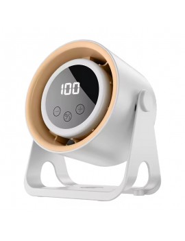 ventilateur compact led soft touch ventilo portable air frais chaleur vent maison quotidien tahiti fenua shopping