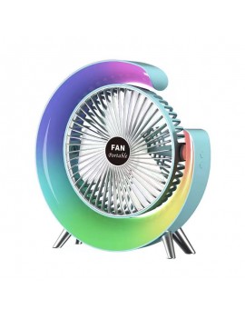 ventilateur de table led ventilo portable air frais chaleur vent maison quotidien tahiti fenua shopping
