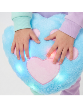 coussin patte light peluche plush color doux fluffy lumineux kids enfant chambre tahiti fenua shopping