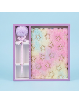 coffret notebook star rainbow calepin stars étoiles rainbow papeterie tahiti fenua shopping