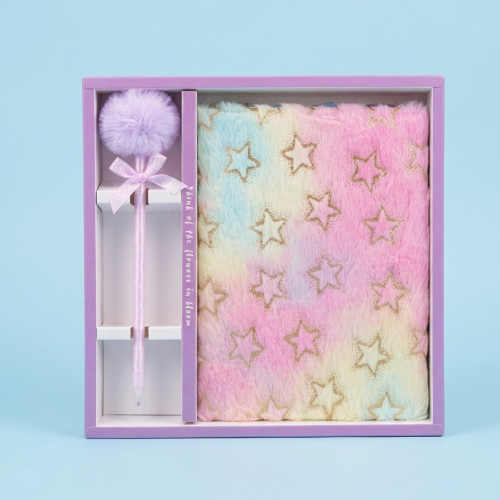 coffret notebook star rainbow calepin stars étoiles rainbow papeterie tahiti fenua shopping