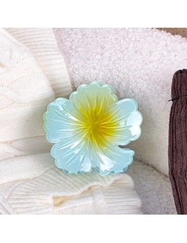 barrette tropical flower pince fleur hibiscus accessoire cheveux tahiti fenua shopping