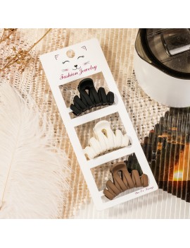 set 3 pinces small accessoire cheveux barrette beaute tahiti fenua shopping