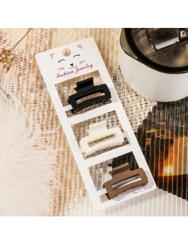 set 3 pinces small accessoire cheveux barrette beaute tahiti fenua shopping
