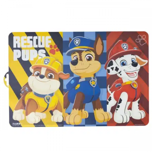 set de table Patpatrouille rescue chien heros enfant kids licence tahiti fenua shopping