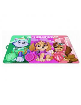set de table Patpatrouille superpower girls stella everest liberty enfant kids tahiti fenua shopping