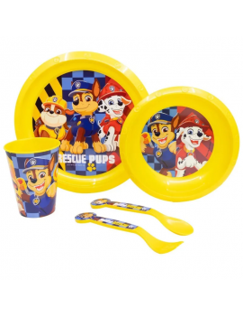 set repas 5 pieces Patpatrouille rescue enfant kids licence tahiti fenua shopping