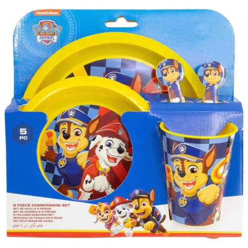 set repas 5 pieces Patpatrouille rescue enfant kids licence tahiti fenua shopping