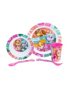 set repas 5 pieces Patpatrouille superpower kids enfant heros licence tahiti fenua shopping