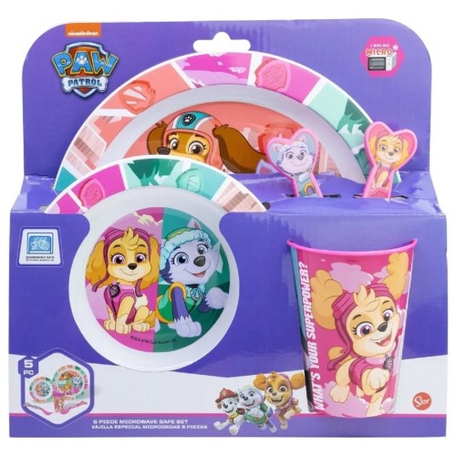 set repas 5 pieces Patpatrouille superpower kids enfant heros licence tahiti fenua shopping