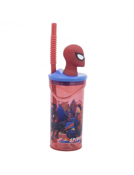 mug 3D Spiderman 360ml super heros licence vaisselle verre gourde enfant kids tahiti fenua shopping