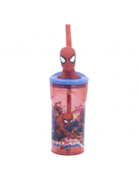 mug 3D Spiderman 360ml super heros licence vaisselle verre gourde enfant kids tahiti fenua shopping