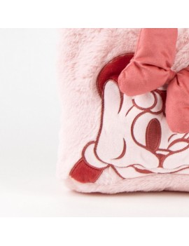 sac fluffy Minnie 30cm bag sa a main girly disney accessoire doux licence tahiti fenua shopping