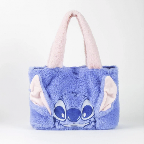 sac fluffy Stitch 30cm sac a main disney doux licence tahiti fenua shopping