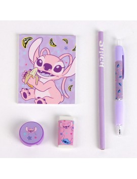 set papeterie trousse Stitch & Angel disney notes enfant kids tahiti fenua shopping
