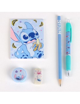 set papeterie trousse Stitch & Angel disney notes enfant kids tahiti fenua shopping
