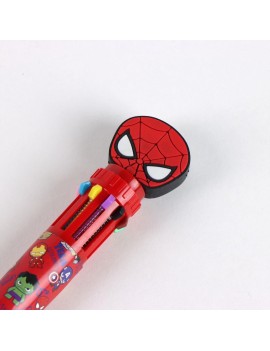 stylo 8 couleurs marvel papeterie notes ecrire super heros captain america hulk spiderman tahiti fenua shopping