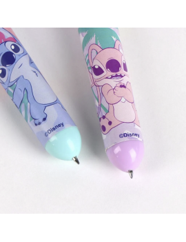 stylo 8 couleurs Stich & Angel notes ecriture papeterie disney licence tahiti fenua shopping