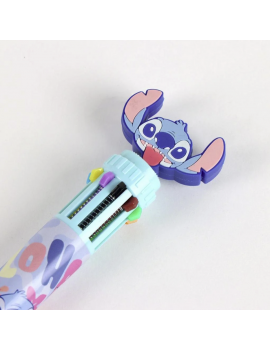 stylo 8 couleurs Stich & Angel notes ecriture papeterie disney licence tahiti fenua shopping