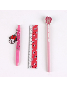 set papeterie pot a crayons Minnie stylos notes enfant kids tahiti fenua shopping
