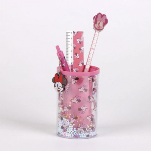 set papeterie pot a crayons Minnie stylos notes enfant kids tahiti fenua shopping