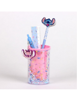set papeterie pot a crayons Stitch stylos notes disney licence tahiti fenua shopping