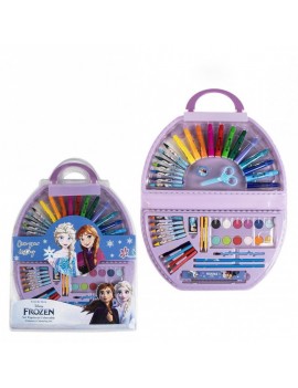 set coloriage 50 pieces Frozen mallette coloriage feutres notes papeterie kids enfant reine des neiges tahiti fenua shopping