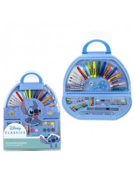 set coloriage 50 pieces Stitch feutres mallette disney licence enfant kids tahiti fenua shopping
