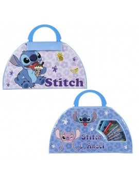set coloriage 50 pieces Stitch feutres mallette disney licence enfant kids tahiti fenua shopping