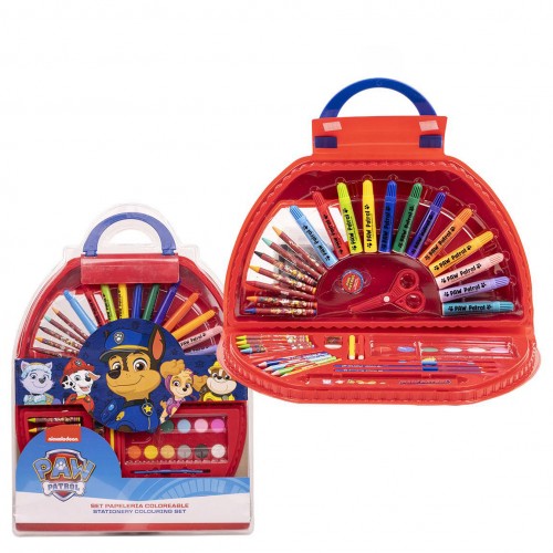 set coloriage 50 pieces Patpatrouille mallette enfant kids feutres tahiti fenua shopping