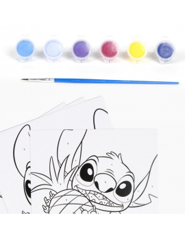 set peintures Stitch disney papeterie enfant kids licence tahiti fenua shopping
