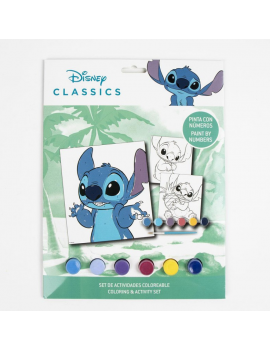 set peintures Stitch disney papeterie enfant kids licence tahiti fenua shopping