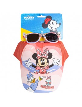 set casquette + lunettes Minnie plage beach protection licence disney enfant kids tahiti fenua shopping