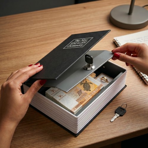 gadget cachette faux livre securite code cles protection cachette gadget utile tahiti fenua shopping