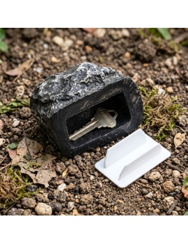 gadget cache cle fausse pierre gadget utile cachette securite tahiti fenua shopping