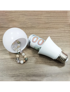 gadget cache cle fausse ampoule cachette secret protection securite utile tahiti fenua shopping