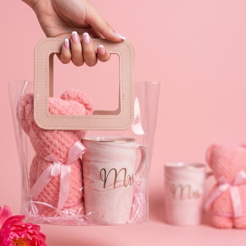 pack tasse + serviette mains ourson towel hand bear mug vaisselle idee cadeau bonne fete maman tahiti fenua shopping