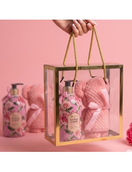 pack savons + serviette main ourson bonne fete maman mom mum coffret idee cadeau tahiti fenua shopping