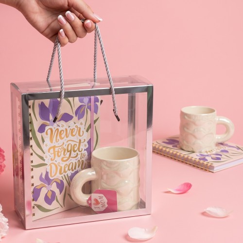 pack tasse glossy + notebook vaisselle idee cadeau bonne fete maman tahiti fenua shopping